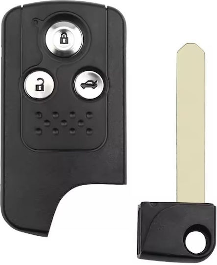 Techstar Husa Pentru Chei Auto 3 Butoane Compatibil Honda Accord Civic Cr-v Hr-v Proximity Hon66 Blade