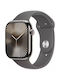 Apple Watch Series 10 42mm Natural Titanium Case Store Gray Sport Band S M + Cellular Eu