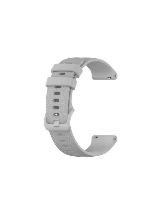 Samsung Galaxy Watch 3 41mm 20mm Checkered Watch Strap Silicone Grey