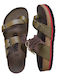 Leather Women's Anatomic Green Sandals