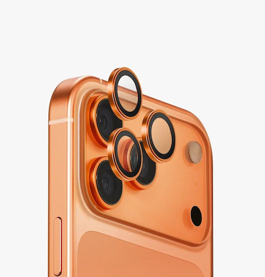 Sunix Προστασία Κάμερας Tempered Glass Πορτοκαλί για το Iphone 17 Pro / 17 Pro Max