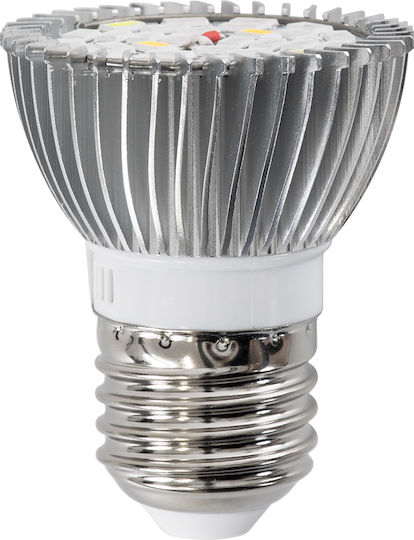 GloboStar LED Bulb 28W for E27 Socket and MR16 Shape Red 840lm Dimmable