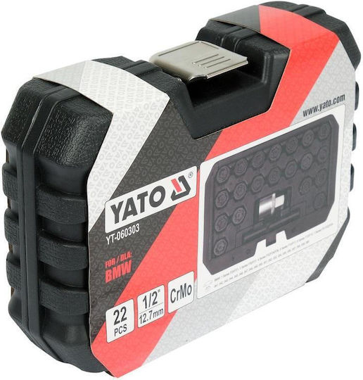 Set chei antifurt roți Bmw 22 piese Yato Yt-060303