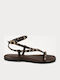 Women's Flat Sandals Brown