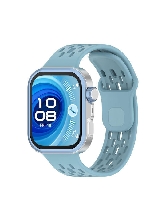 Silikon Tragbare Hülle in Hellblau für Huawei Watch Fit 3 / 4 / 5 / 4 Pro / 5 Pro