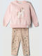 Kids Set with Leggings Winter 2 Pieces Pink