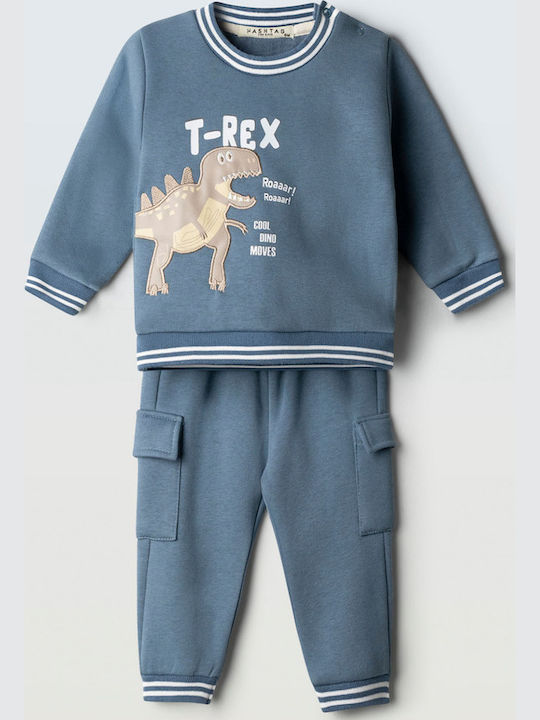 Hashtag Sweatpants Set Blau