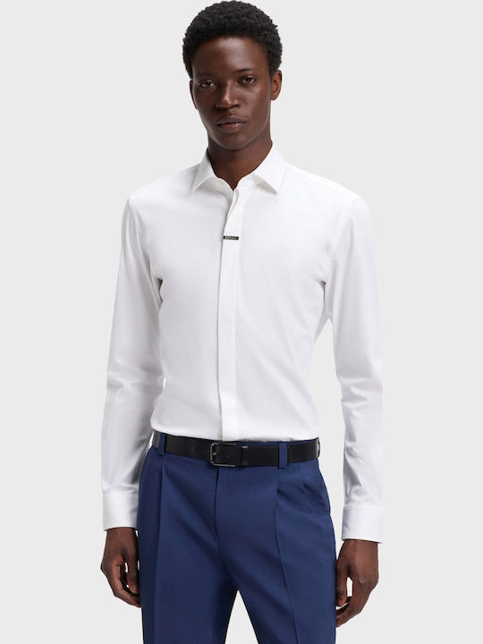 Long Sleeve Shirt Narrow Fit White