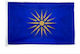 Vergina Flag Perforated 35x25cm S482011