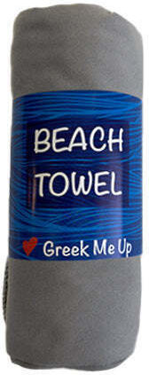 Greek Me Up Mikrofasertuch Körper Grau 160x80cm