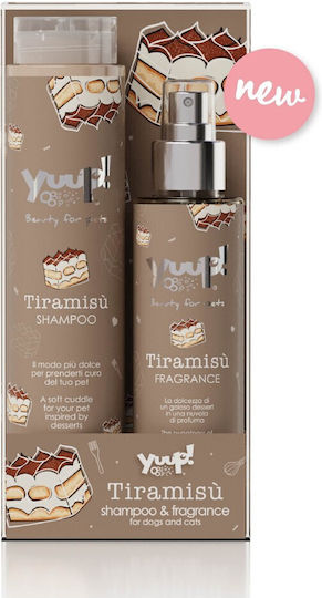 Yuup Set Șampoane și Parfumuri Pentru Câini și Pisici Tiramisù Delicios Parfum