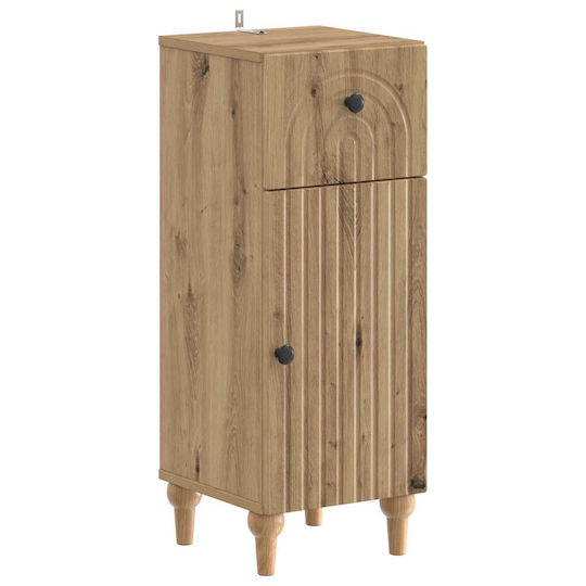 vidaXL Alkmaar Bathroom Cabinet 30x31x80cm Oak