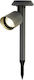 Lumineo Lampa Solară De Pardoseală Coloană Cu Lumină Alb Cald 17x10x25cm