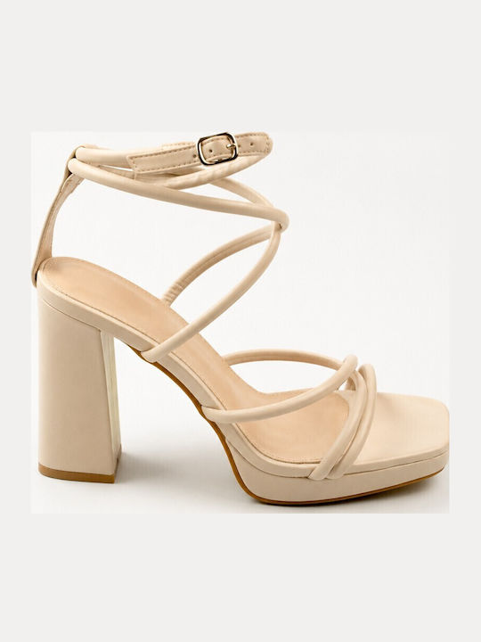 Fshoes Beige Sandals