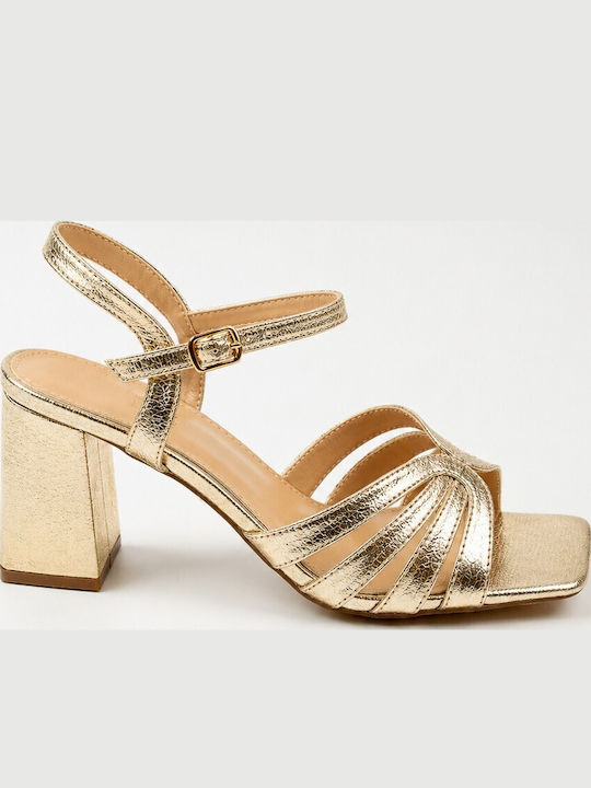 Fshoes Gold Sandals