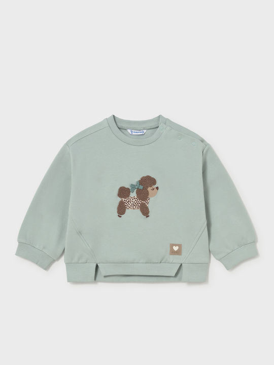 Mayoral Kinder-Sweatshirt Strickjacke Grün