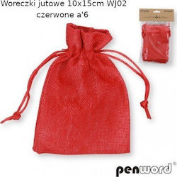 Penword Red Gift Bag 10x15cm 6 Pieces
