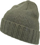 4F Men's Fleece Knitted Beanie Khaki Colour