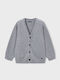 Cardigan pentru copii din bumbac gri