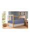 Dimcol Blanket Pique Single 165x270cm Classic Blue