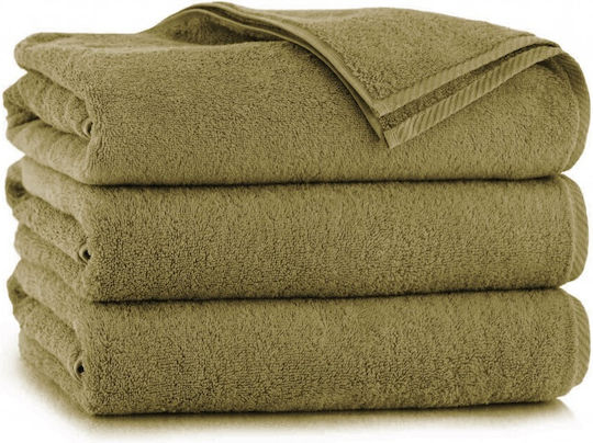 Zwoltex Πετσέτα Προσώπου 50x100εκ. Khaki Βάρους 500gr/m²