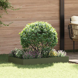 vidaXL Μεταλλική Μπορντούρα Κήπου 1m x 60cm
