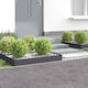 vidaXL Metallic Garden Hedge in Grey Colour 1m ...