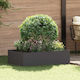 vidaXL Metal Garden Hedge in Black Colour 1m x ...