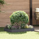 vidaXL Metallic Garden Hedge in Grey Colour 1m ...