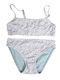 Swim Essentials Costum De Baie Pentru Copii Bikini Verde Flori