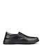Leder Herren Mokassins in Schwarz Farbe