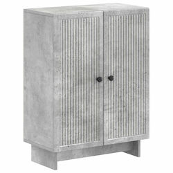 vidaXL Ντουλάπι Μπάνιου 59.5x31x80cm Γκρι