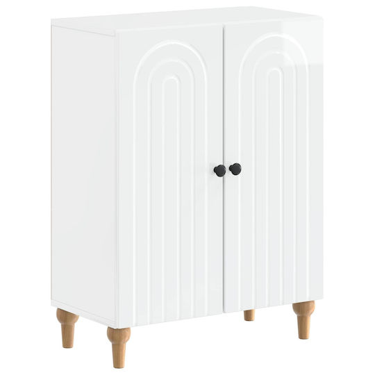 vidaXL Ντουλάπι Μπάνιου 59.5x31x80cm Λευκό