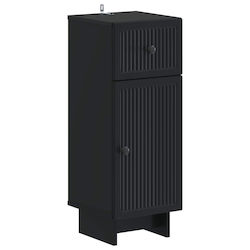 vidaXL Dulap de baie 30x31x80cm Negru