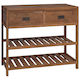 vidaXL vidaXL Badezimmerschrank Holz 90x45x75cm Weiß