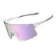Rockbros Cycling Glasses with Yellow Frame and Transparent / Photochromic / Polarized Lenses
