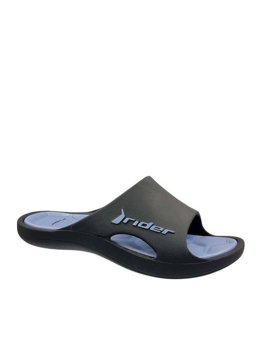 Rider Men's Anatomic Black Slides