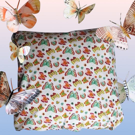 Oxygen Kids Decorative Pillow Case Butterfly 45x45cm