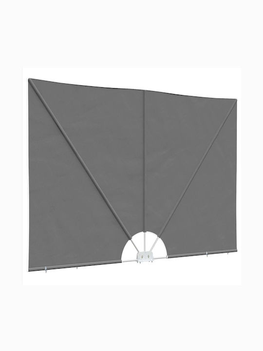 vidaXL Seitliche Zelt Terrasse Grau 1.6x2.4m