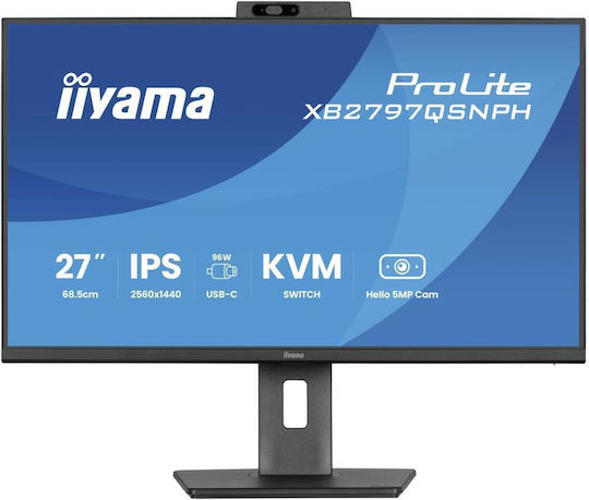 Iiyama XB2797QSNPH-B1 Монитор 27" QHD 2560x1440 с Време на реакция 1ms GTG