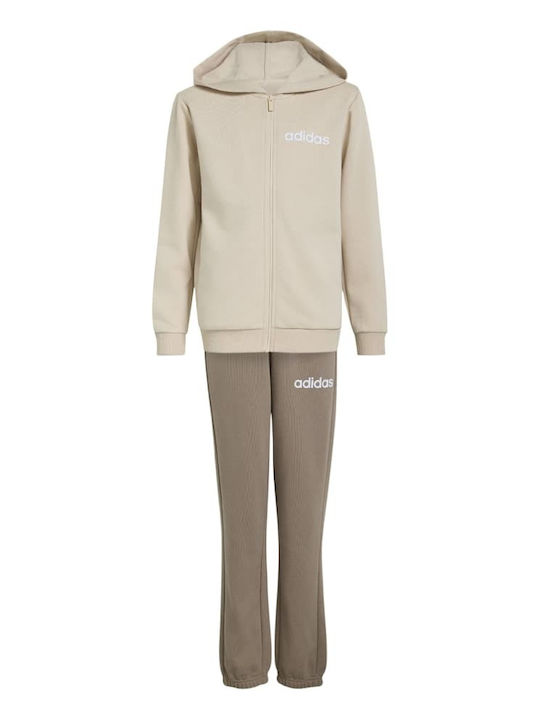 adidas Set trening pentru copii Bej adidas Set trening pentru copii Bej