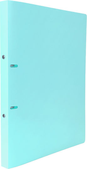 Plastic PP Binder 4 Rings 21x29cm A4 Pastel Salko