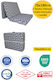 SteweHome Единичен Матрак Ролков Пакет 70x180x6см