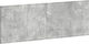 vidaXL Wooden Grey Bed Headboard 140x50cm