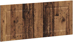 vidaXL Табла за легло Дървена Кафява 120x50cm