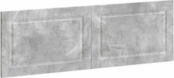 vidaXL Κεφαλάρι Κρεβατιού Ξύλινο Γκρι 160x50cm