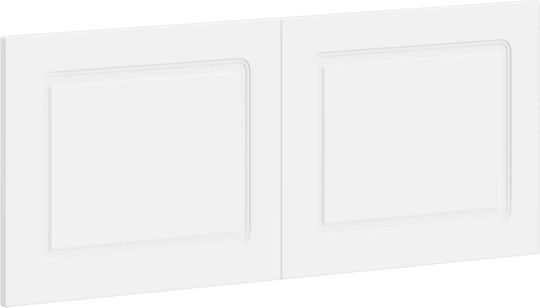 vidaXL Hölzernes Kopfstütze für Betten Weiß 120x50cm