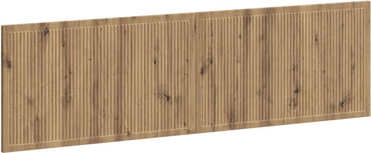 vidaXL Kopfstütze Für Betten Artisan Hölzernes Braune 180x50cm