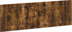 vidaXL Табла за легло Дървена Кафява 160x50cm