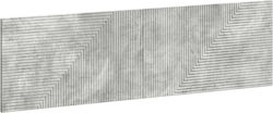 vidaXL Табла за легло Дървена Сива 180x50cm